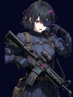 Cybepunk Girl 7 Unisex T-Shirt