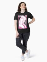 Dark Devil Hunter Anime Style Artwork | Chaotic Manga Inspired Action Illustration Unisex T-Shirt