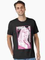 Dark Devil Hunter Anime Style Artwork | Chaotic Manga Inspired Action Illustration Unisex T-Shirt
