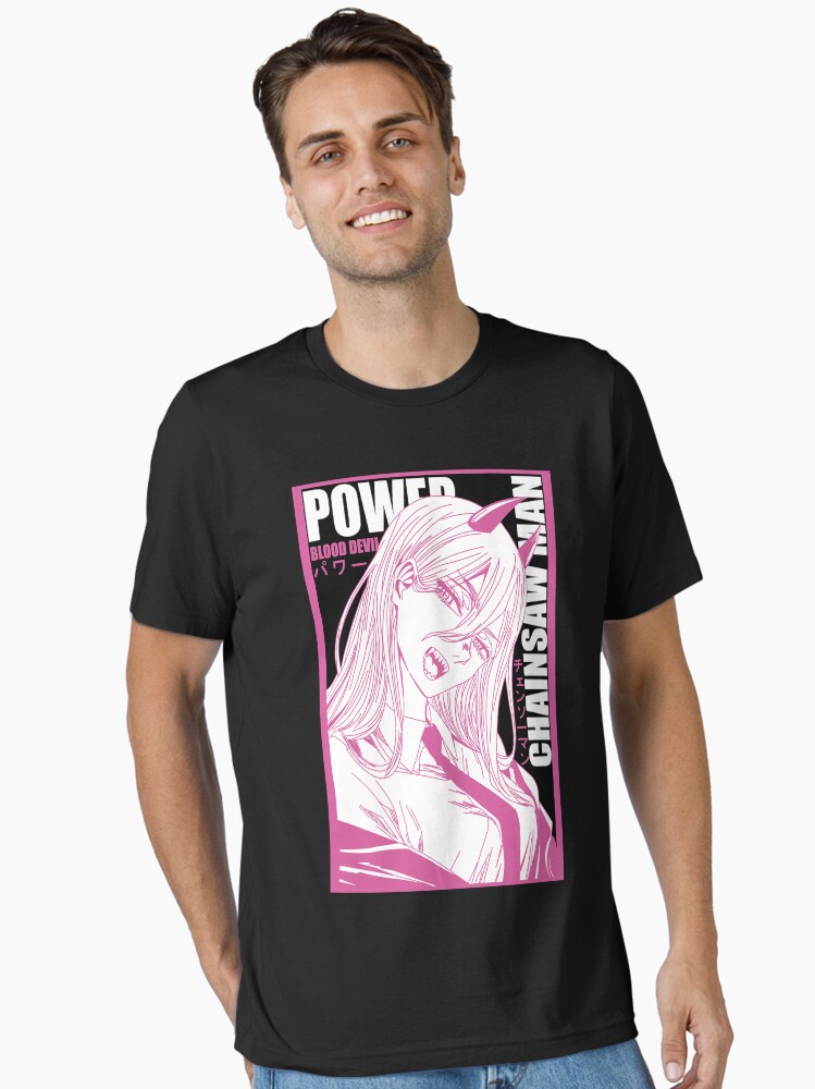 Dark Devil Hunter Anime Style Artwork | Chaotic Manga Inspired Action Illustration Unisex T-Shirt