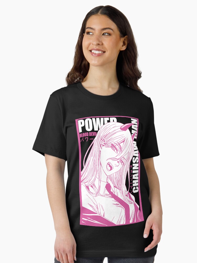 Dark Devil Hunter Anime Style Artwork | Chaotic Manga Inspired Action Illustration Unisex T-Shirt