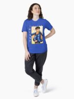 Dark Strategist Blue-Armored Warrior – Epic Anime Hero Illustration Unisex T-Shirt