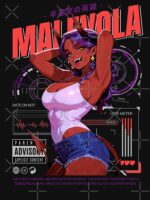 Demon Girl Male Vola Techno Art Unisex T-Shirt