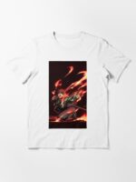 Demon Slayer Fire Breathing Anime Art Unisex T-Shirt