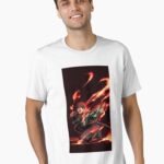 Demon Slayer Fire Breathing Anime Art Unisex T-Shirt