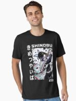 Demon Slayer Kocho Shinobu: Inked Slashes Unisex T-Shirt