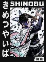 Demon Slayer Kocho Shinobu: Inked Slashes Unisex T-Shirt