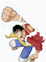 Determined Anime Hero - Epic Punch Action Unisex T-Shirt