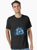Digital Splatter Art Character Unisex T-Shirt