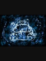 Digital Splatter Art Character Unisex T-Shirt