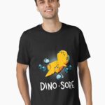 Dino Sore Funny Dinosaur Workout Gym Fitness Lifting Unisex T-Shirt