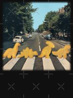 Dinosaur chicken nuggets - nuggie road Unisex T-Shirt - Image 7