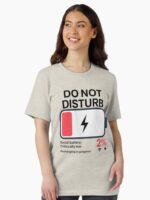 Do Not Disturb, Unisex T-Shirt - Image 2