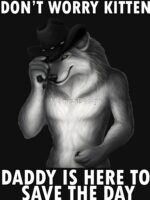 Don't Worry Kitten Funny Wolf Meme Unisex T-Shirt - Image 7