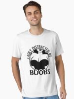 Easily Distracted By Boobs Unisex T-Shirt