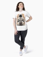 “Epic Anime Fire Warrior – Powerful Fiery Transformation Art” Unisex T-Shirt
