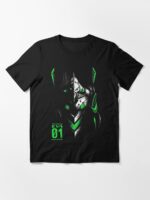 Eva 01 Manga Anime Test Type Evangelion - Giant Glow Mecha Unisex T-Shirt