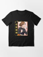 Eye‑Patch Anime Heroine with Hammer in Dark Uniform Unisex T-Shirt