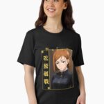 Eye‑Patch Anime Heroine with Hammer in Dark Uniform Unisex T-Shirt