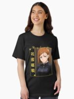 Eye‑Patch Anime Heroine with Hammer in Dark Uniform Unisex T-Shirt