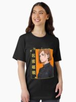 Eye‑Patch Anime Heroine with Hammer in Dark Uniform Unisex T-Shirt