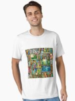 Fantasy Book Shelf Unisex T-Shirt