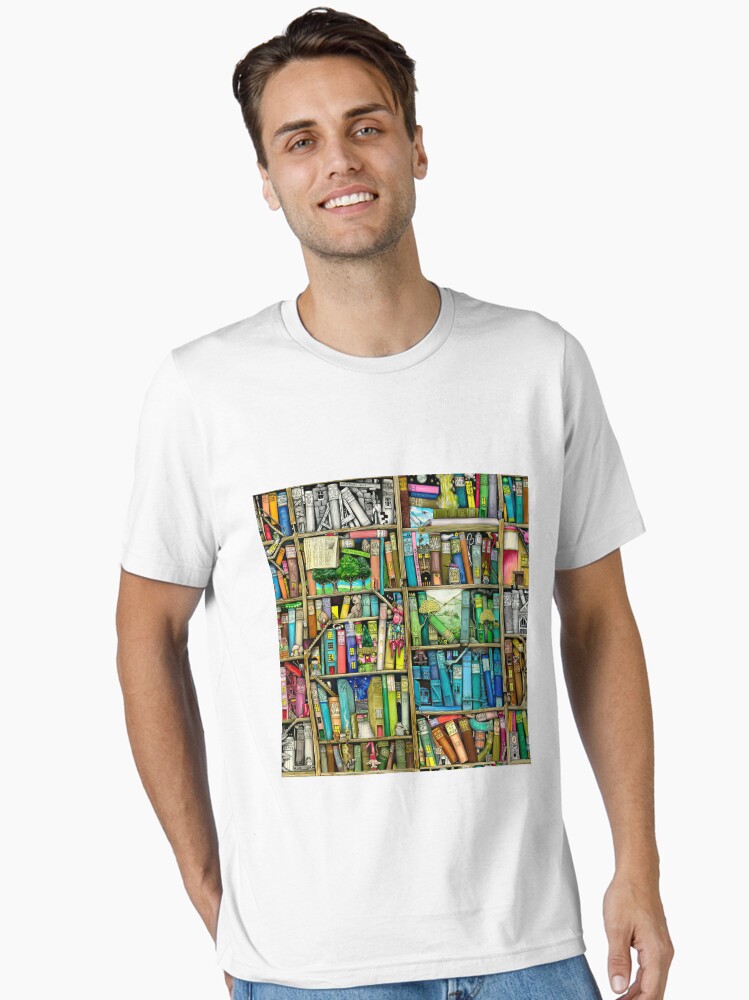 Fantasy Book Shelf Unisex T-Shirt