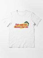 Fish Want Me Women Fear Me Unisex T-Shirt - Image 3