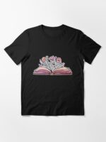 Floral Book Lover Reading Book Unisex T-Shirt