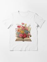 Flowers growing from a book Unisex T-Shirt
