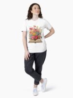 Flowers growing from a book Unisex T-Shirt