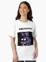 Fnaf bonnie Balls !!!! meme Unisex T-Shirt - Image 2