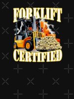 Forklift Certified Shirt, Forklift Driver Gift, Funny Forklift Tee, Forklift Unisex Heavy Cotton Unisex T-Shirt - Image 7