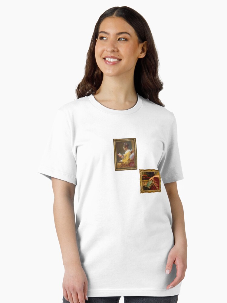 Framed classic and vintage art - the reader Unisex T-Shirt