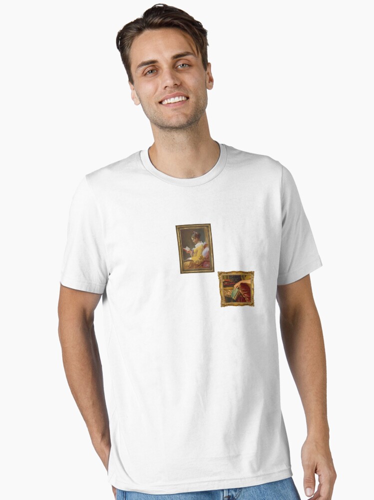 Framed classic and vintage art - the reader Unisex T-Shirt