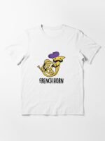French Horn Funny Instrument Puns Unisex T-Shirt - Image 3