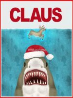 Funny Christmas Santa Claus Shark Reindeer Humor Unisex T-Shirt - Image 7