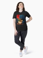 Funny Kaiju Eating Ramen Japanese Monster Lover Birthday Boy T-Shirt Unisex T-Shirt - Image 4