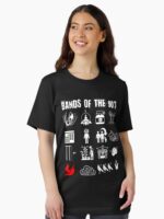 Funny Nerdy Iconic Alternative Rock Bands of the 90s Unisex T-Shirt