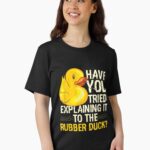 Funny Programmer - Rubber Duck Debugging, Funny Programmer Gift Design Unisex T-Shirt