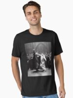 Funny Shirt, Wizards Dancing Tshirt, Vintage Fantasy Rave Party T Shirt Unisex T-Shirt - Image 2
