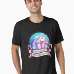 Funny Shun The Non-Believers Unicorn Candy Trendy Sarcasm Unisex T-Shirt