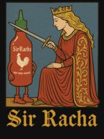 Funny Sir Racha Unisex T-Shirt - Image 7