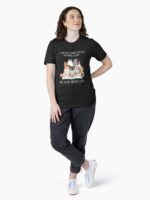 Funny Woman Books and Cats Unisex T-Shirt - Image 4