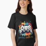 Gaming Since PS2 – Retro Gamer Art | Nostalgic PlayStation Design Unisex T-Shirt