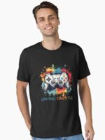 Gaming Since PS2 – Retro Gamer Art | Nostalgic PlayStation Design Unisex T-Shirt - Image 2