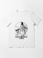 Ghost anime Kusanagi Motoko in the shell poster black and white Unisex T-Shirt