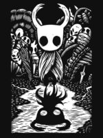 Ghost Knight Graphic Art Hollow Knight Funny Game Unisex T-Shirt - Image 7