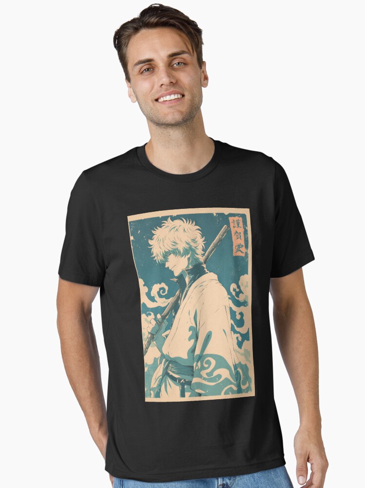 Gintoki Warm Blue Poster Unisex T-Shirt Gintoki Warm Blue Poster Unisex T-Shirt