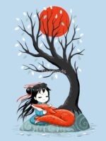 Girl and a Fox 2 Unisex T-Shirt